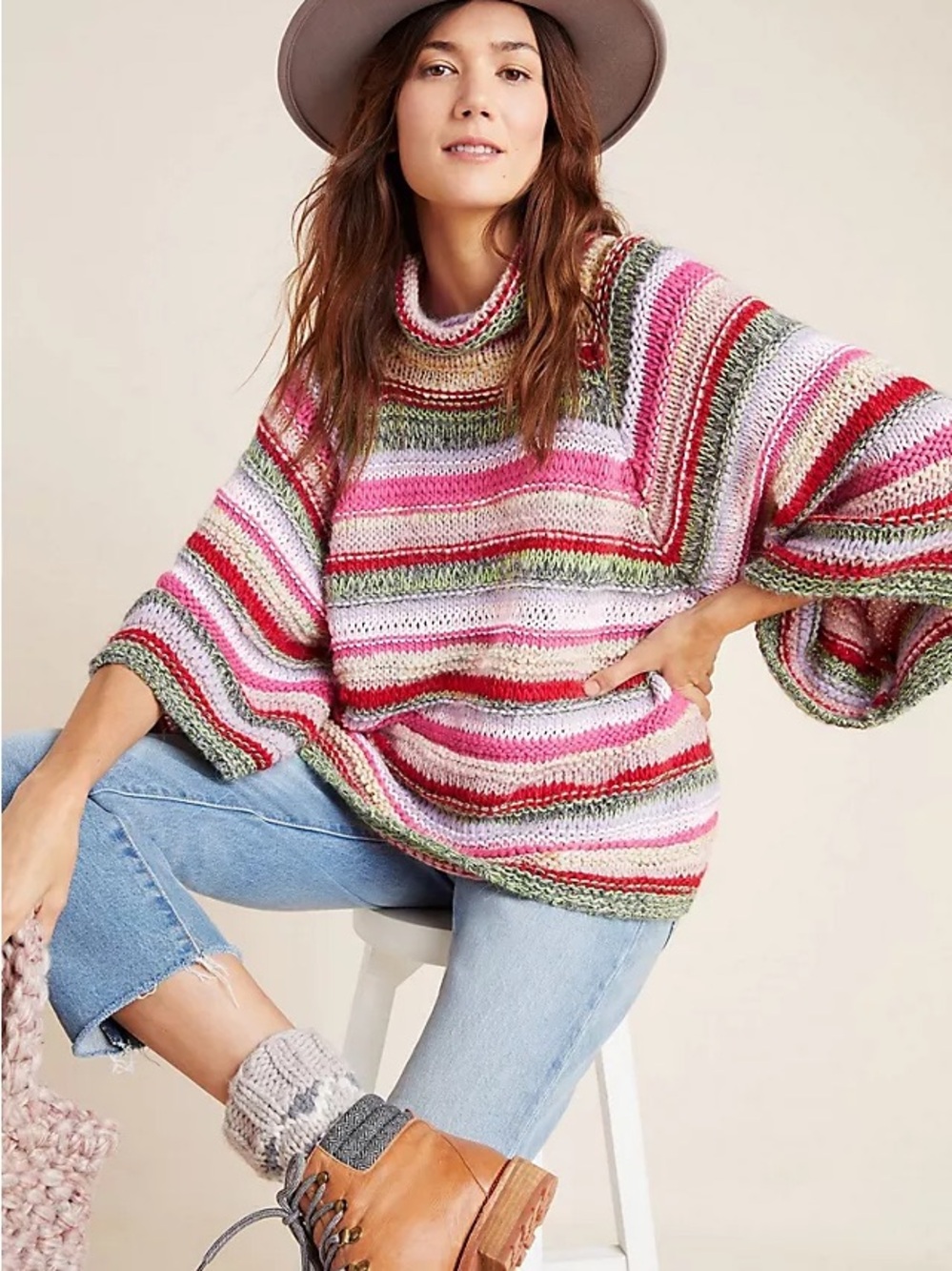 Anthropologie - Candice Bell-Sleeved Sweater